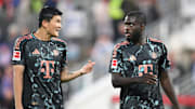 Minjae Kim (l.) und Dayot Upamecano (r.)
