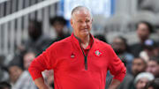 Dec 21, 2024; San Jose, California, USA; San Diego State Aztecs head coach Brian Dutcher.