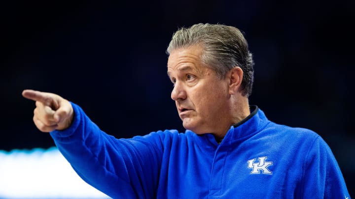 John Calipari will try to avoid Kentucky having a losing record for the second straight season.