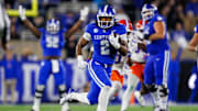 Kentucky Wildcats running back Dante Dowdell had a long touchdown in the win over Florida.