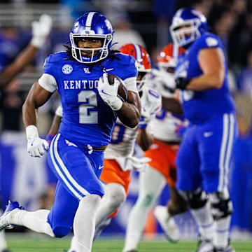Kentucky Wildcats running back Dante Dowdell had a long touchdown in the win over Florida.