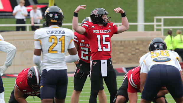 Texas Tech Red Raiders quarterback Will Hammond 
