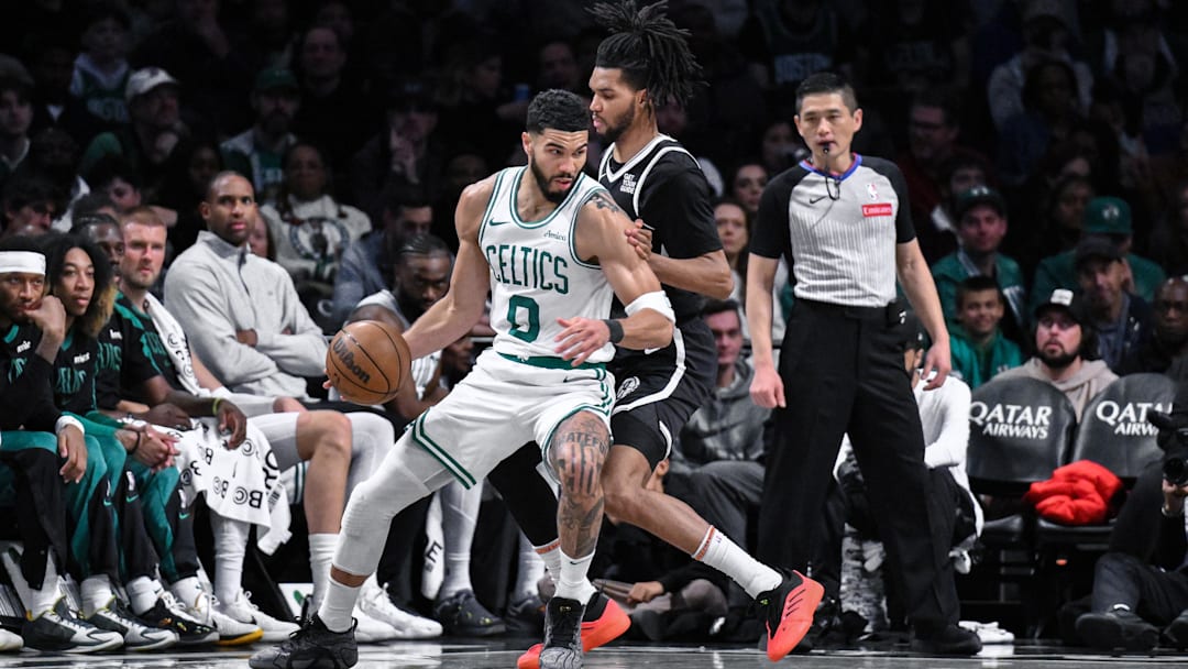Boston Celtics, Jayson Tatum, Jaylen Brown, Kristaps Porzingis, Al Horford, Brooklyn Nets