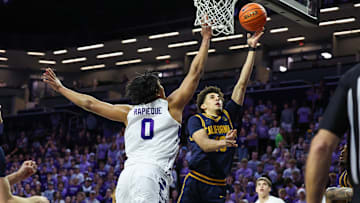 Kansas State Wildcats forward Elias Rapieque 