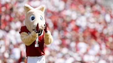 OU mascot, Tulane v Oklahoma
