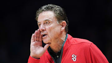 St. John's v Xavier; St. John's basketball head coach Rick Pitino