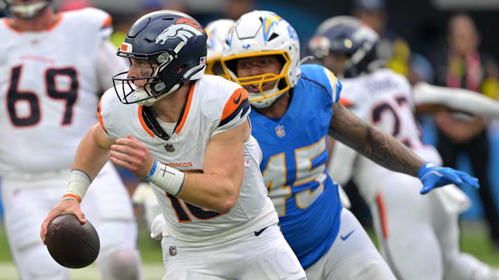 The Broncos are home favorites against the Chargers in Week 18. The Broncos are home favorites against the Chargers in Week 18.