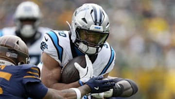 Carolina Panthers running back Chuba Hubbard