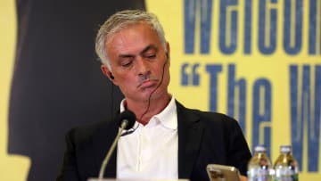Jose Mourinho at the press conference