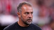 H. Flick, entraineur du FC Barcelone