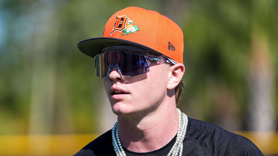 Detroit Tigers outfielder Max Clark