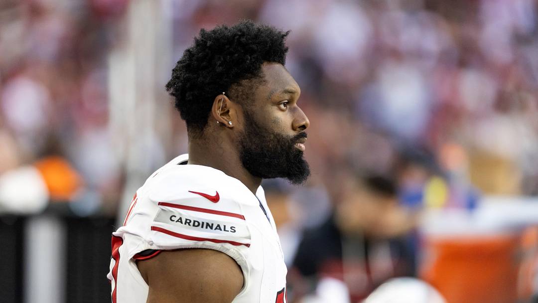 Dec 21, 2025; Glendale, Arizona, USA;  Arizona Cardinals linebacker Josh Sweat (10) against the Atlanta Falcons at State Farm Stadium. Mandatory Credit: Mark J. Rebilas-Imagn Images