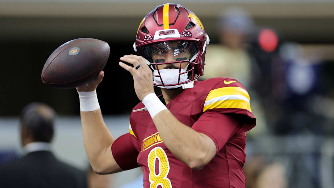 Washington Commanders QB Marcus Mariota