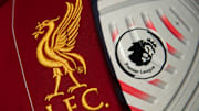 The Liverpool Badge with a Premier League Match Ball
