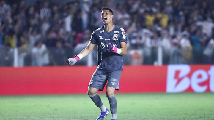 Gabriel Brazão goleiro do Santos