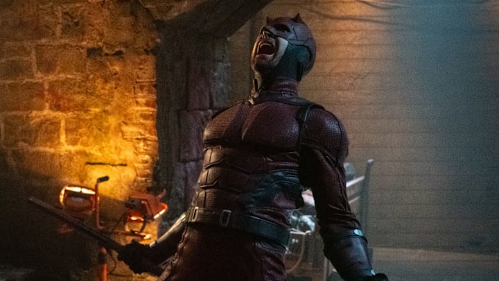 Daredevil/Matt Murdock (Charlie Cox) in Marvel Television's DAREDEVIL: BORN AGAIN, exclusively on Disney+. Photo by Giovanni Rufino. © 2025 MARVEL.