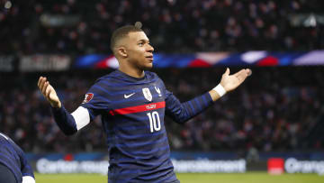 Kylian Mbappé, auteur d'un quadruplé.