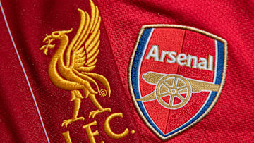 The Liverpool and Arsenal Club Crests