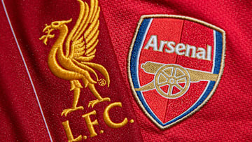 The Liverpool and Arsenal Club Crests