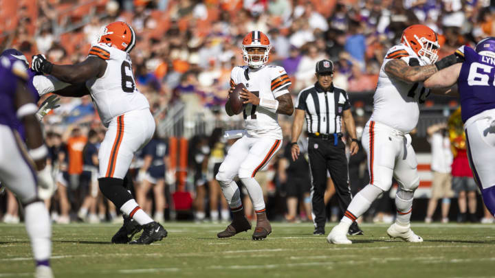 Cleveland Browns quarterback Dorian Thompson-Robinson