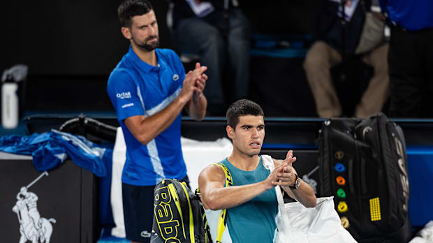 Novak Djokovic and Carlos Alcaraz