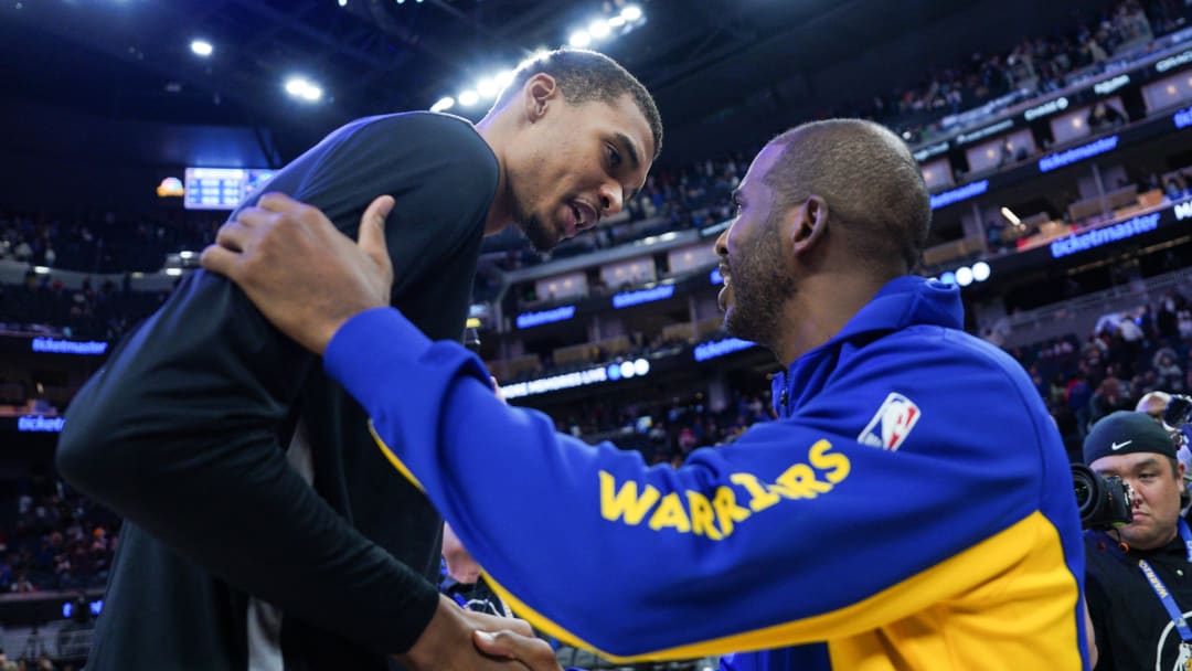 Chris Paul, Golden State Warriors and Victor Wembanyama, San Antonio Spurs