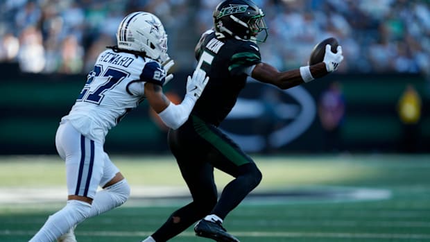 New York Jets wide receiver Garrett Wilso