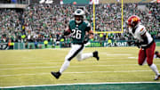 Philadelphia Eagles running back Saquon Barkley 