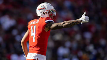 Arizona Wildcats wide receiver Tetairoa McMillan (4).