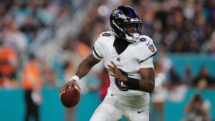The Baltimore Ravens and quarterback Lamar Jackson are favored in Week 10.