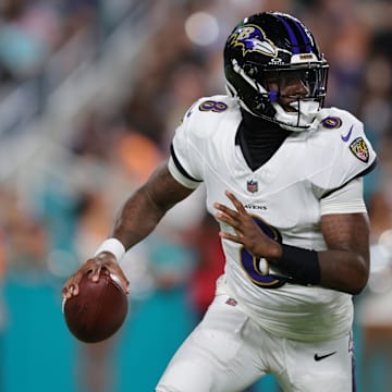 Baltimore Ravens quarterback Lamar Jackson