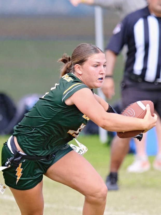  Edison vs. Santa Margarita in California Varsity high school girls football showdown- Sep. 16, 2025