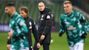 Werder-Trainer Ole Werner kennt Justin Njinmah bereits aus gemeinsamen Zeiten bei Holstein Kiel