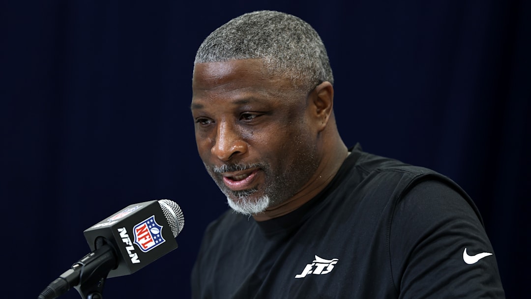 NY Jets head coach Aaron Glenn