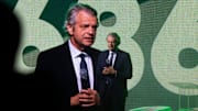 President of Vanderbilt, Daniel Diermeier, speaks during Tennessee's 3686 conference at Cannery Hall in Nashville, Tenn., Tuesday, Sept. 10, 2024.