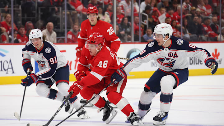 Columbus Blue Jackets v Detroit Red Wings