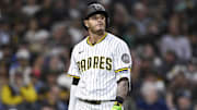 Manny Machado and the San Diego Padres had an offensive power outage against the Chicago Cubs in the National League wild card series. 