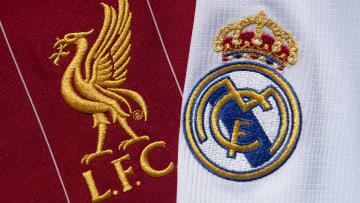 The Liverpool FC and Real Madrid Club Badges