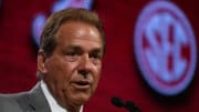 Who will play for the SEC football title this season? Nick Saban offers his prediction at the 2024 SEC Media Days.