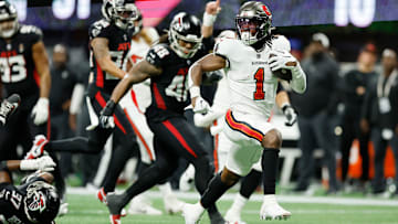 Rachaad White thinks the Tampa Bay Buccaneers will beat the Atlanta Falcons if they see them a third time this season.