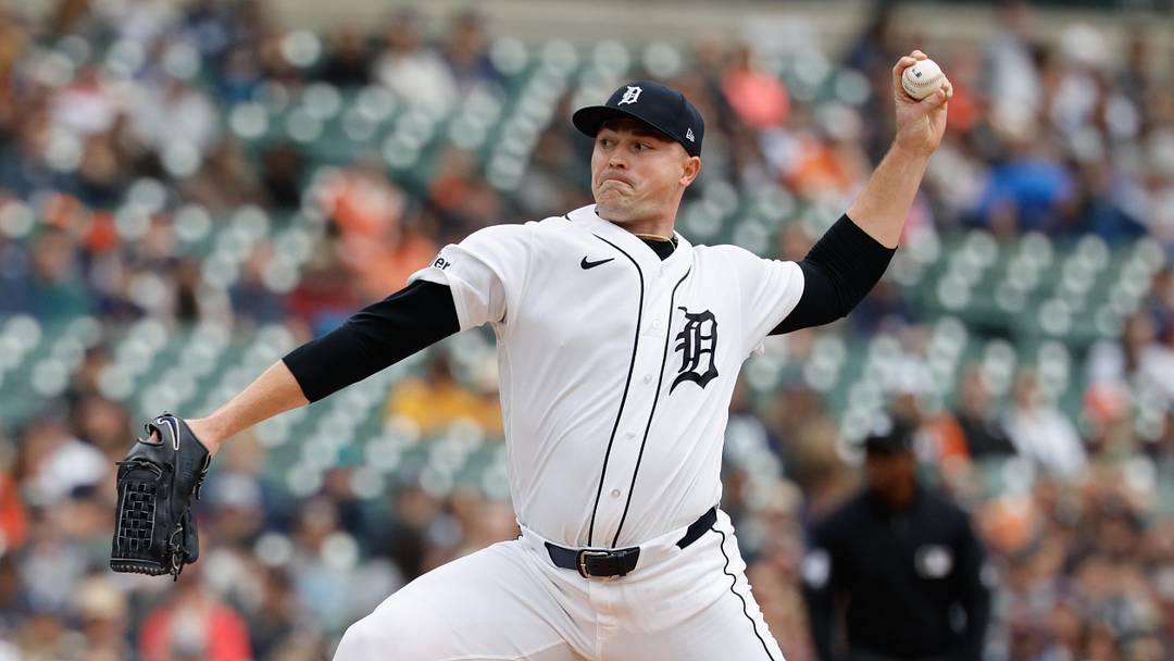 Apr 12, 2026; Detroit, Michigan, USA; Detroit Tigers pitcher Tarik Skubal (29) pitches in the first inning against the Miami Marlins at Comerica Park. Mandatory Credit: Rick Osentoski-Imagn Images Apr 12, 2026; Detroit, Michigan, USA; Detroit Tigers pitcher Tarik Skubal (29) pitches in the first inning against the Miami Marlins at Comerica Park. Mandatory Credit: Rick Osentoski-Imagn Images