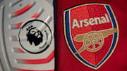 The Official Nike Premier League Match Ball with the Arsenal Badge