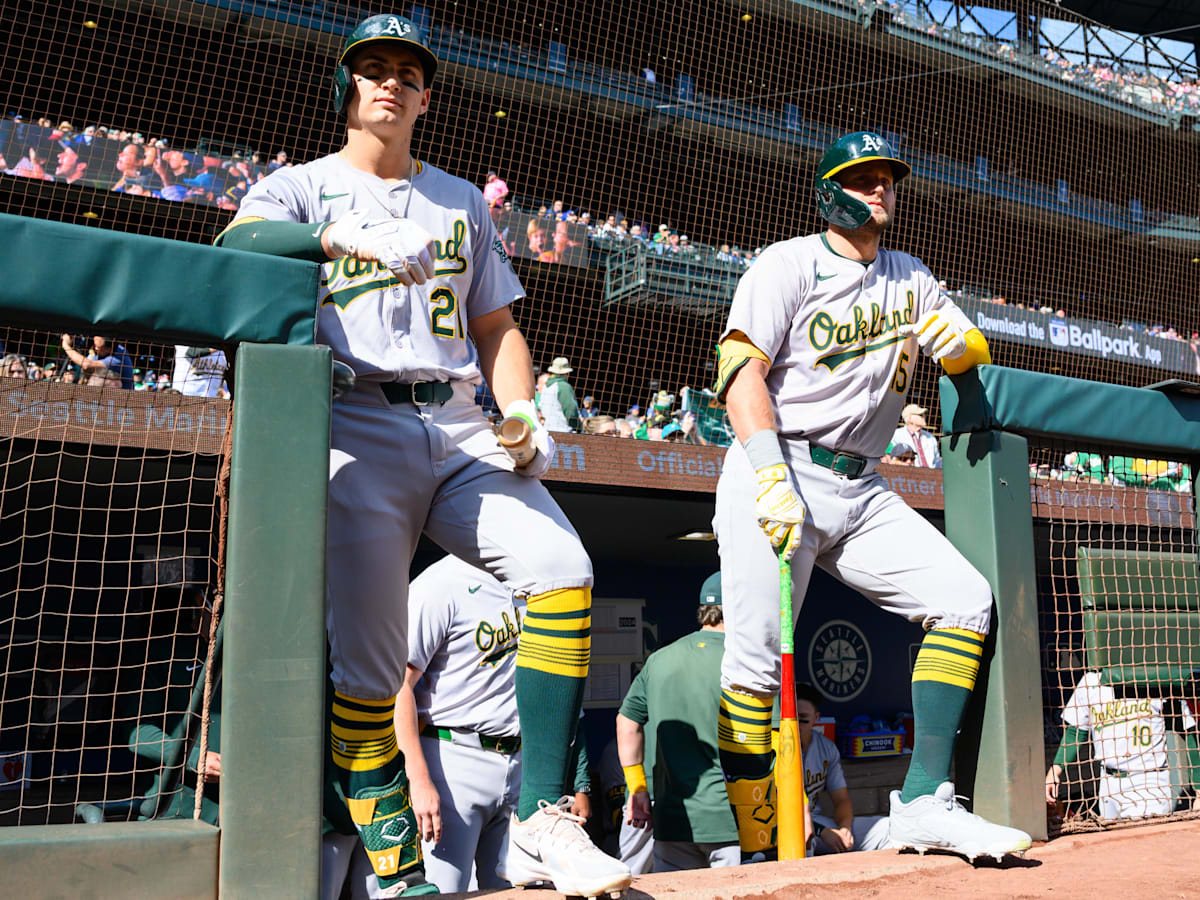 Oakland a's away jersey top