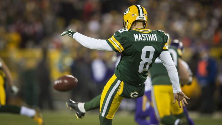 Green Bay Packers punter Tim Masthay