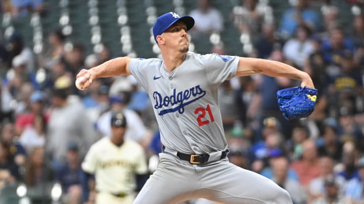 Buehler allowed three hits and four walks in 3 1/3 innings against the Brewers on Wednesday in his first start since June.