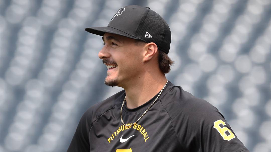 Jun 25, 2026; Pittsburgh, Pennsylvania, USA;  Pittsburgh Pirates shortstop Konnor Griffin (6) looks on before the game against the Seattle Mariners at PNC Park. Mandatory Credit: Charles LeClaire-Imagn Images