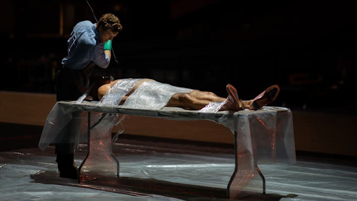 L-R Patrick Gibson as Dexter Morgan and Roberto Sanchez as Tony Ferrer in Dexter: Original Sin