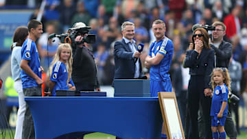 Jamie Vardy's post-match presentation. 