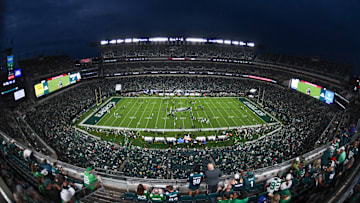 Sep 4, 2025; Philadelphia, Pennsylvania, USA; A general view of the stadium during warmups before the game between the Philadelphia Eagles and the Dallas Cowboys at Lincoln Financial Field. Mandatory Credit: Eric Hartline-Imagn Images