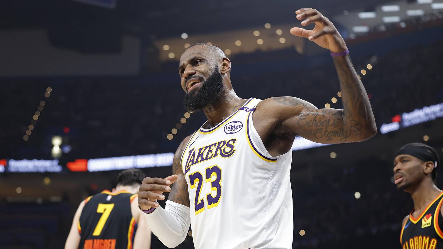 OKCサンダーvs.ロサンゼルスレイカーズNBA傷害レポート